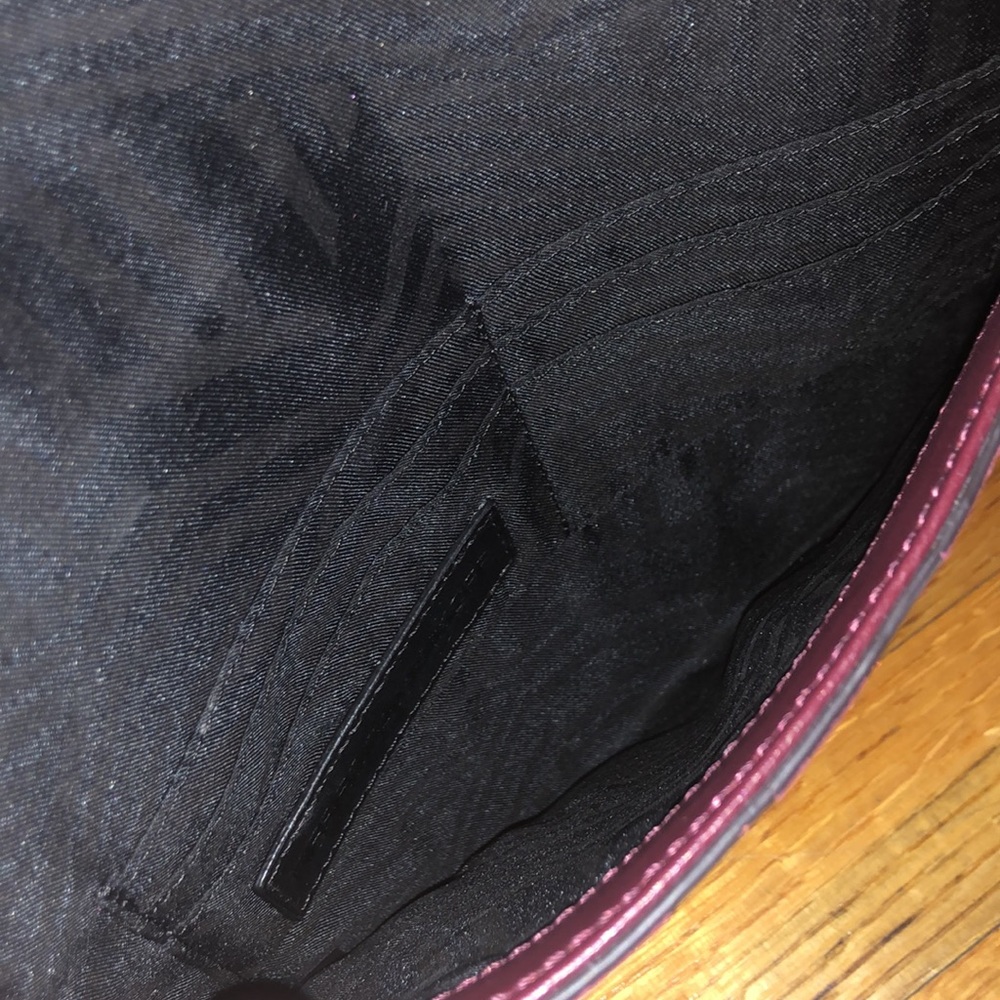 Rebecca Minkoff Burgundy Clutch - Picture 5 of 6